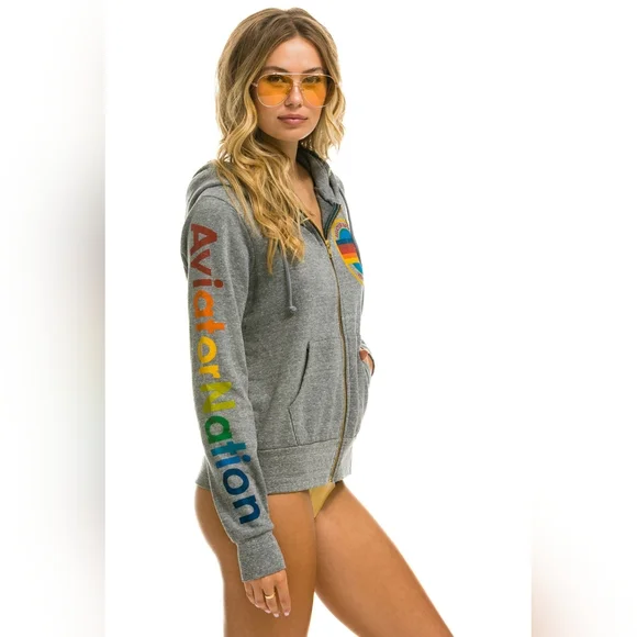 Aviator Nation Zip Hoodie - Picture 2 of 4